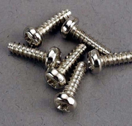 Tornillos autorroscantes de cabeza redonda de 3 x 10 mm (6), TRX2675