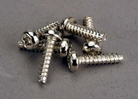 Tornillos autorroscantes de cabeza redonda de 3 x 12 mm (6), TRX2676
