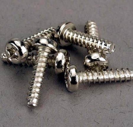 Tornillos autorroscantes de cabeza redonda de 3 x 12 mm (6), TRX2676