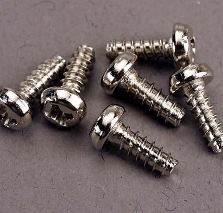 Tornillos autorroscantes de cabeza redonda de 3 x 8 mm (6), TRX2682