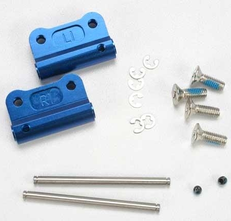 Soportes, brazo de suspensión (aluminio 6061-T6 anodizado azul) (trasero, TRX2798X