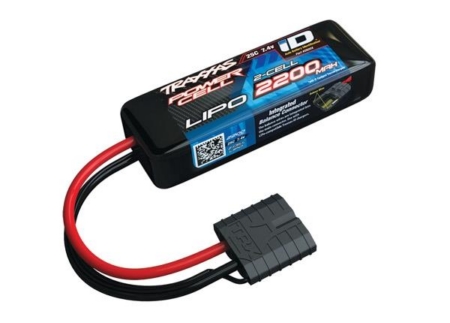 Celda de energía LiPo 2200 mAh 7,4 V 2S 25C, todos los modelos 1/16 ID, TRX2820X