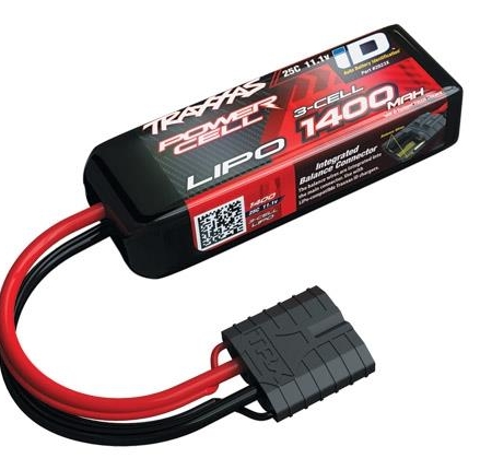 Celda de potencia LiPo 1400 mAh 11,1 V 3S 25C, todos los modelos 1/16, TRX2823X