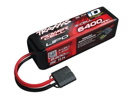 Celda de energía LiPo 6400mAh 11.1V 3S 25C, Slash & Slash 4x4 con TRX2857X
