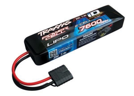 Celda de energía LiPo 7600mAh 7.4V 2S 25C Todos los modelos ID TRX2869X