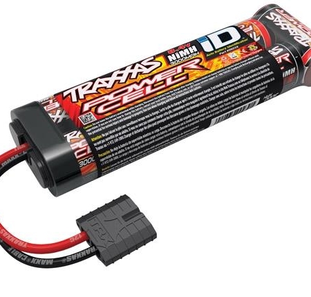 Batería, celda de energía, 3000 mAh (NiMH, 7-C plana, 8,4 V), TRX2923X