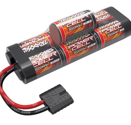 Batería, celda de energía, 3000 mAh (NiMH, 7-C joroba, 8,4 V) ID, TRX2926X