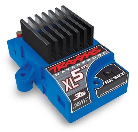 XL-5HV 3s Control electrónico de velocidad, resistente al agua (bajo voltaje, TRX3025