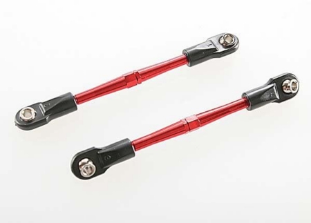 Tensores, aluminio (anodizado rojo), eslabones de puntera, 59 mm (2) (a, TRX3139X
