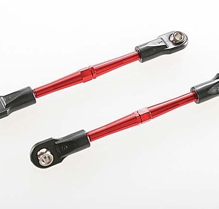 Tensores, aluminio (anodizado rojo), eslabones de puntera, 59 mm (2) (a, TRX3139X