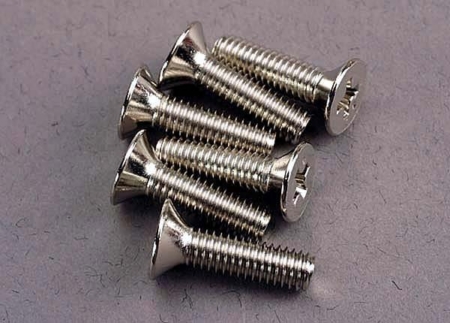 Tornillos, máquina avellanada de 4x15 mm (6), TRX3167