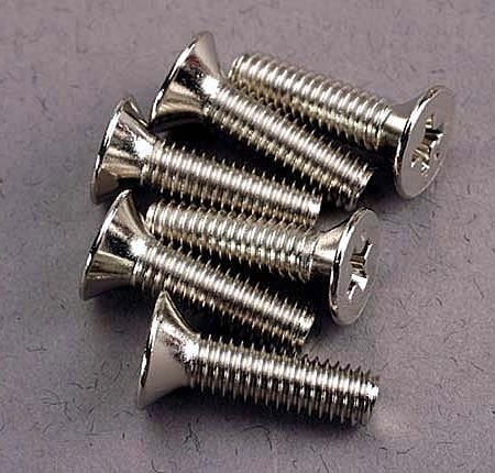 Tornillos, máquina avellanada de 4x15 mm (6), TRX3167