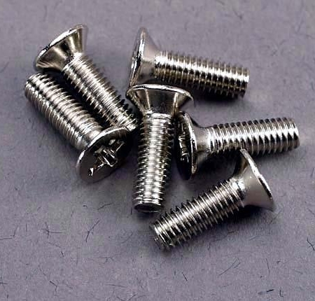 Tornillos, máquina avellanada de 3x10 mm (6), TRX3177