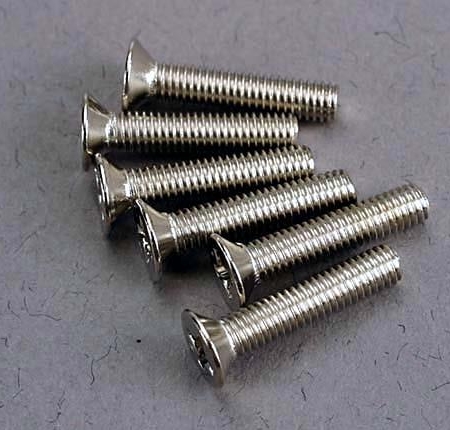 Tornillos, máquina avellanada de 3x15 mm (6), TRX3179