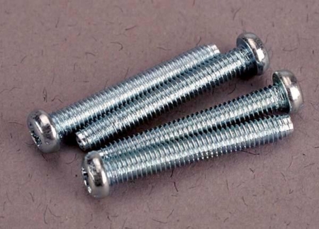 Tornillos, tornillos para máquina de cabeza redonda de 2,5 x 19 mm (4), TRX3189
