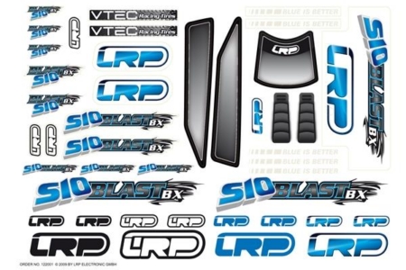 Hoja de calcas S10 Blast BX - Buggy 1/10, 122001