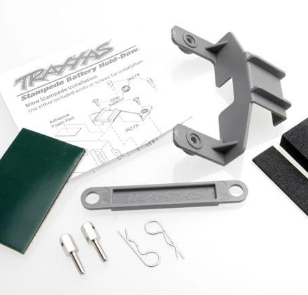 Sujeción de batería (gris) (1) / Sujeción de receptor (gris) (1), TRX3627X