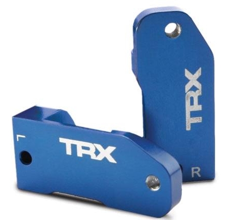 Bloques de ruedas, 30 grados, aluminio 6061-T6 anodizado azul (le, TRX3632A
