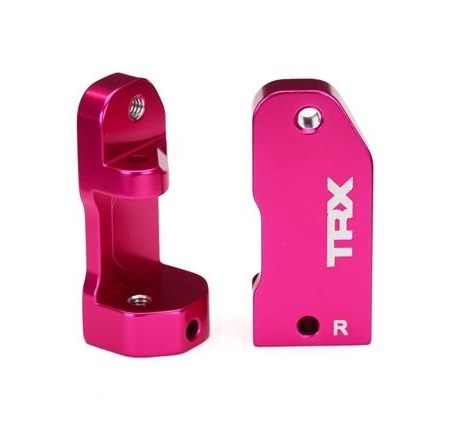 Bloques de ruedas, 30 grados, ROSA - aluminio 6061-T6 anodizado (le, TRX3632P