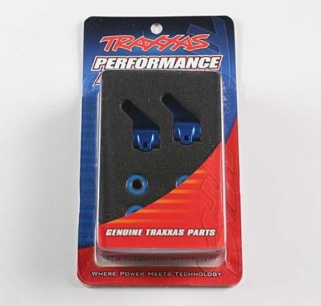 Bloques de dirección, Rustler/Stampede/Bandit (2), aluminio 6061-T6, TRX3636A