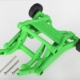 Barra de caballito, ensamblada (verde) (compatible con Stampede, Rustler, Band, TRX3678A)
