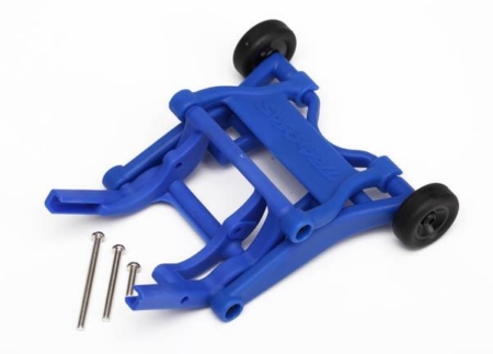 Barra de caballito, ensamblada (azul) (compatible con Slash, Stampede, Rustler, TRX3678X)