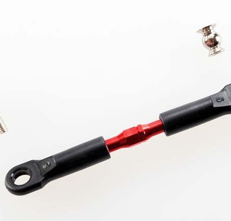 Tensor, aluminio (anodizado rojo), enlace de inclinación, delantero, 39 m, TRX3737