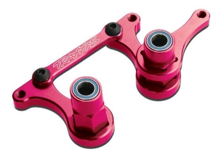 Manivelas de dirección, barra de dirección (anodizado azul T6 PINK, TRX3743P
