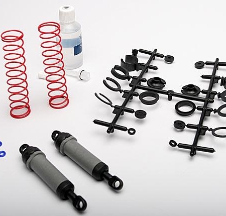 Ultra Shocks (gris) (xx-largo) (completo con precarga de resorte, TRX3762A