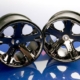Ruedas, All-Star 2.8 (cromo negro) (Rustler, Stampede trasero, TRX3772A