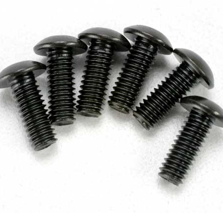 Tornillos, máquina de cabeza de botón de 4 x 12 mm (impulsión hexagonal) (6), TRX3937