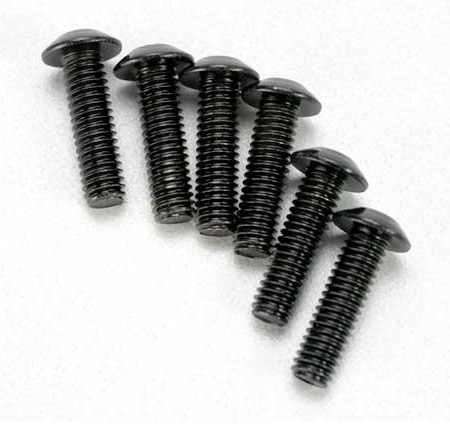 Tornillos, máquina de cabeza de botón de 4 x 14 mm (impulsión hexagonal) (6), TRX3938