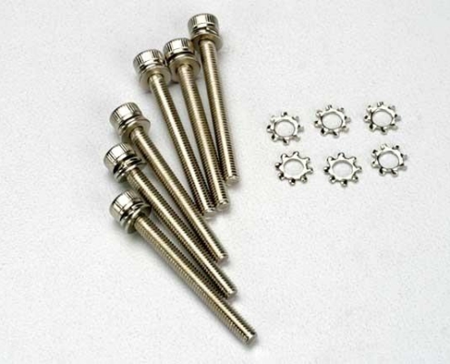 Tornillos Traxxas cabeza cilindro de 3x28mm (hexagonal) TRX3963