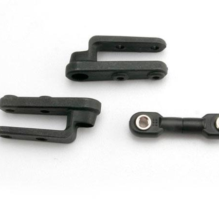 Servo bocinas, dirección (2)/ enlace de dirección (rodillo roscado de 3 x 12 mm, TRX3968