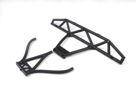 Plásticos del parachoques trasero - S10 SC, 122152