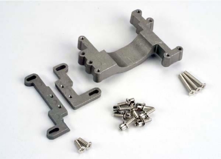 Soporte de motor, 2 piezas, aluminio (con tornillos) (N. Stampede), TRX4160
