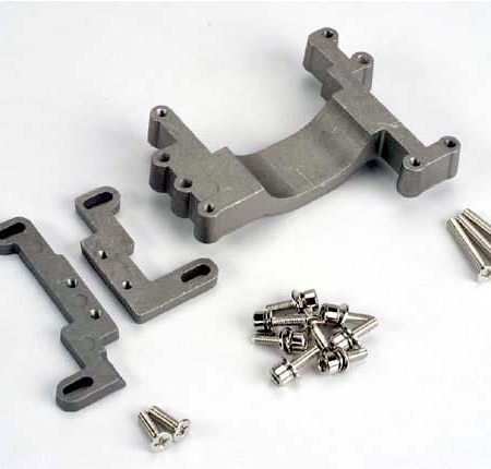 Soporte de motor, 2 piezas, aluminio (con tornillos) (N. Stampede), TRX4160