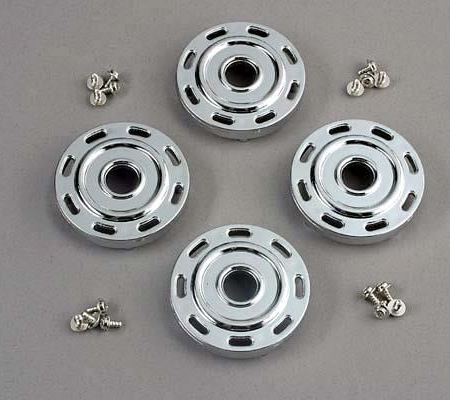 Tapacubos estilo Mercedes (cromados) (4)/tornillos de fijación, TRX4278