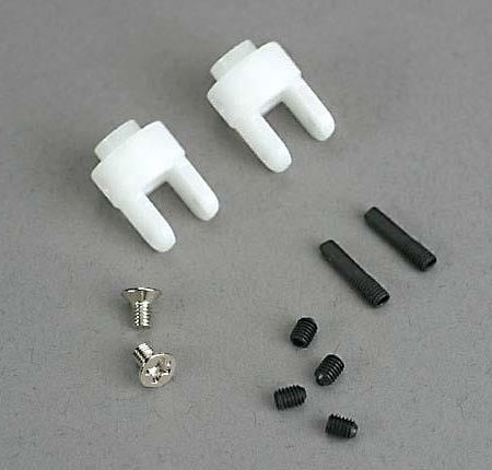 Yugos de salida diferencial (2) / Tornillos avellanados de 3x5 mm (2) / TRX4628