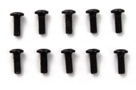 Tornillo de cabeza hexagonal de botón M3 x 8 mm (10 piezas), 122213