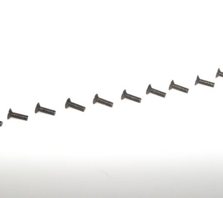 Tornillo avellanado hexagonal M3 x 10 mm (10 piezas), 122214