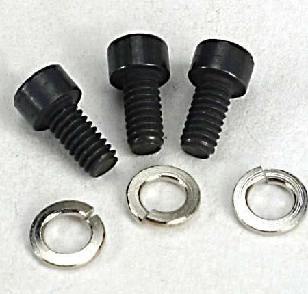 Tornillos, máquina de cabeza hueca de 2 x 4 mm (impulsión hexagonal) (3) con arandelas de seguridad, TRX4849