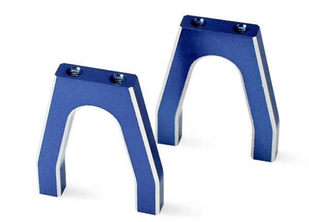 Soportes de servo, acelerador/freno (aluminio mecanizado) (azul) (f&, TRX4919X