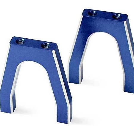 Soportes de servo, acelerador/freno (aluminio mecanizado) (azul) (f&, TRX4919X