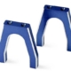 Soportes de servo, acelerador/freno (aluminio mecanizado) (azul) (f&, TRX4919X