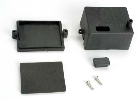 Caja, receptor/tapón de goma de acceso x-tal/chasis de espuma adhesiva, TRX4924