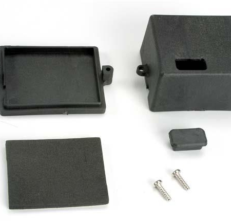 Caja, receptor/tapón de goma de acceso x-tal/chasis de espuma adhesiva, TRX4924