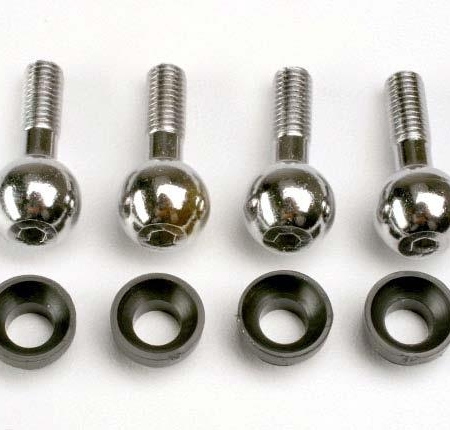 Bolas de pivote (4)/casquillos de tapa de bola de pivote (4), TRX4933