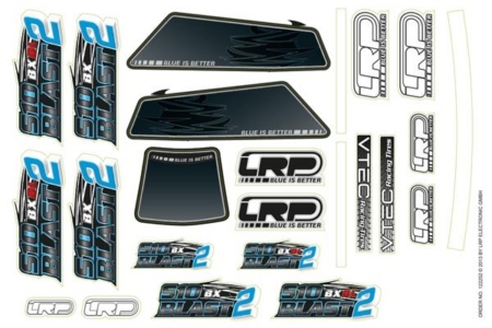 Hoja de calcas S10 Blast BX 2 - Buggy 1/10, 122252