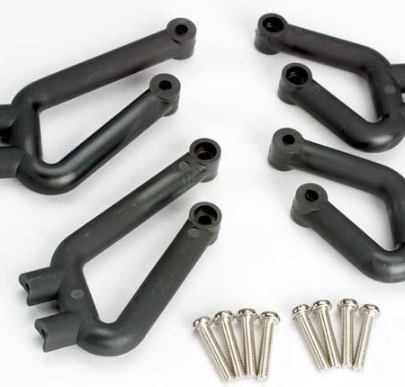 Soportes de parachoques, delantero (izq. y der.)/soportes de parachoques, trasero (izq. y der.)/3 x 12 m, TRX4936